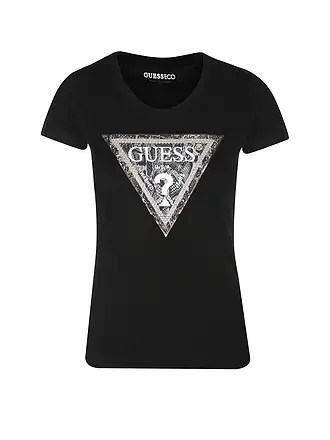 GUESS | Camiseta | schwarz
