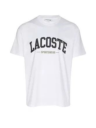 LACOSTE | Camiseta | weiss