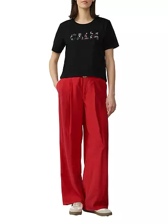 S.OLIVER | Camiseta | schwarz