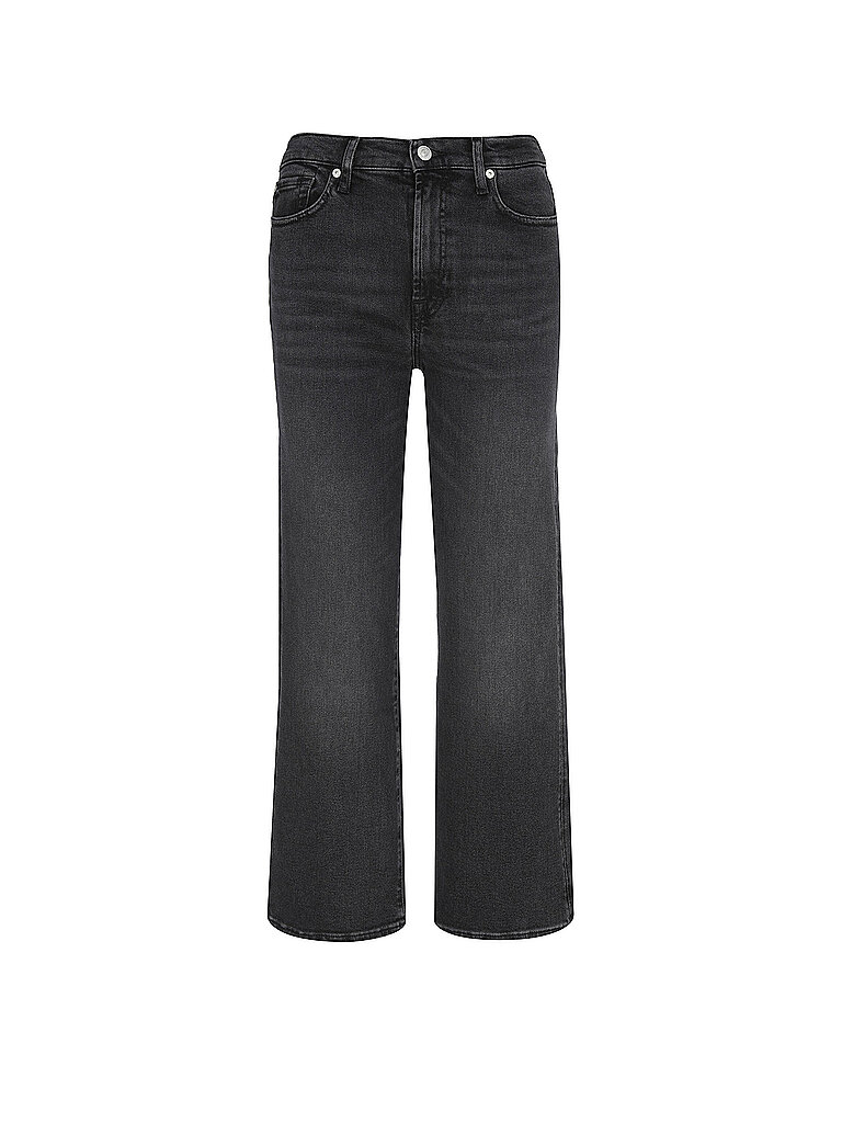 7 For All Mankind ALEXA Cropped negro