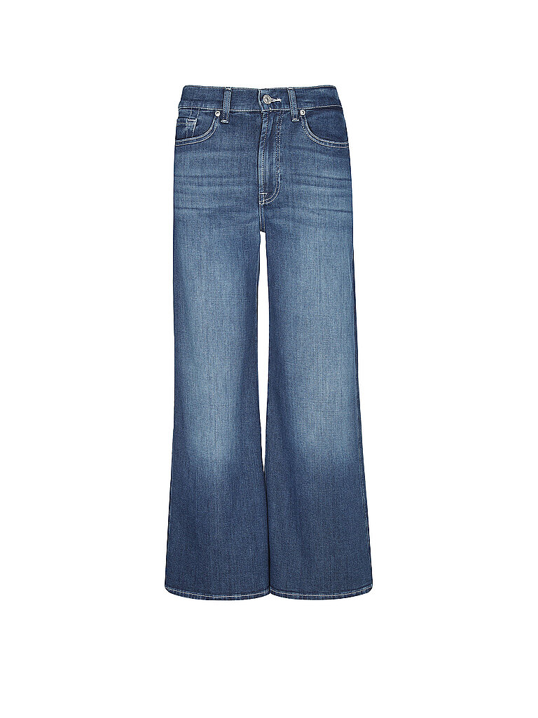 7 For All Mankind Jeans Wide Leg LOTTA ANKLE azul oscuro