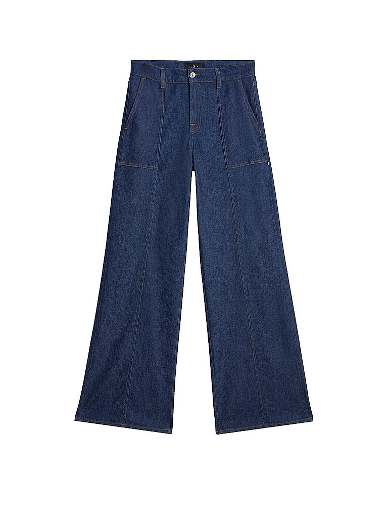 7 For All Mankind Jeans Wide Leg UTILITY LOTTA azul oscuro
