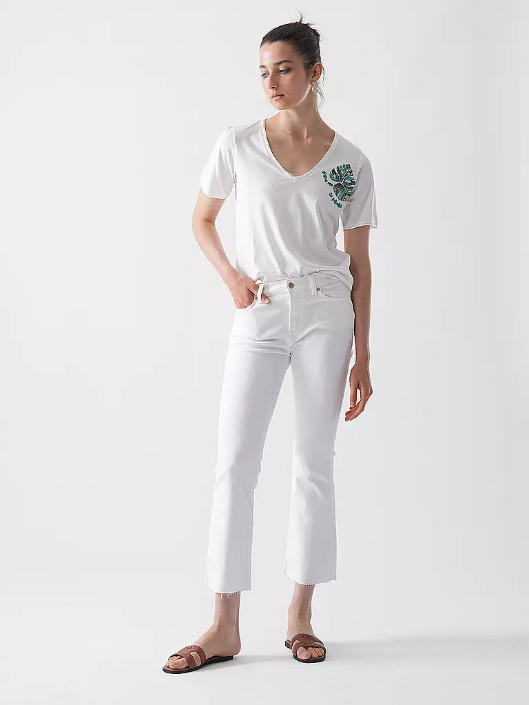 7 FOR ALL MANKIND | Jeans acampanados DAISY | Blanco