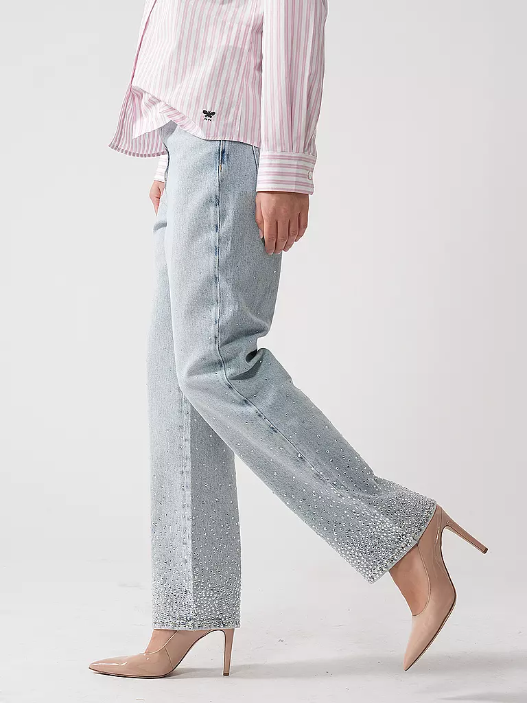 7 FOR ALL MANKIND | Jeans de pierna ancha LOGAN STOVEPIPE JUICY | Azul claro