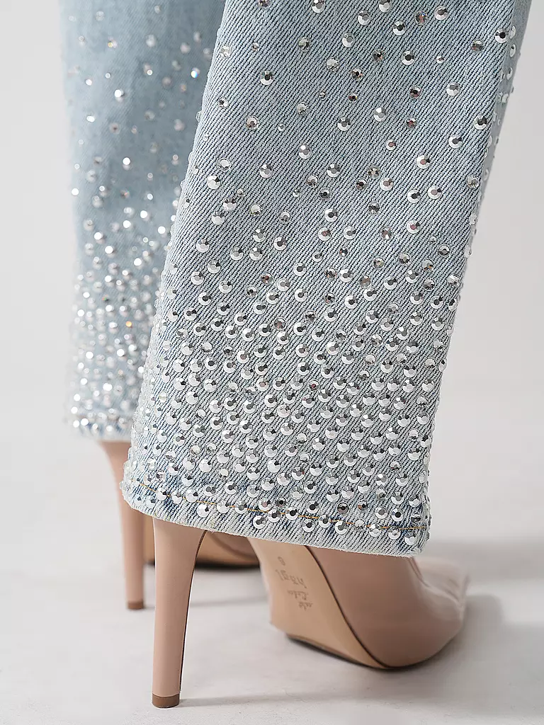 7 FOR ALL MANKIND | Jeans de pierna ancha LOGAN STOVEPIPE JUICY | Azul claro