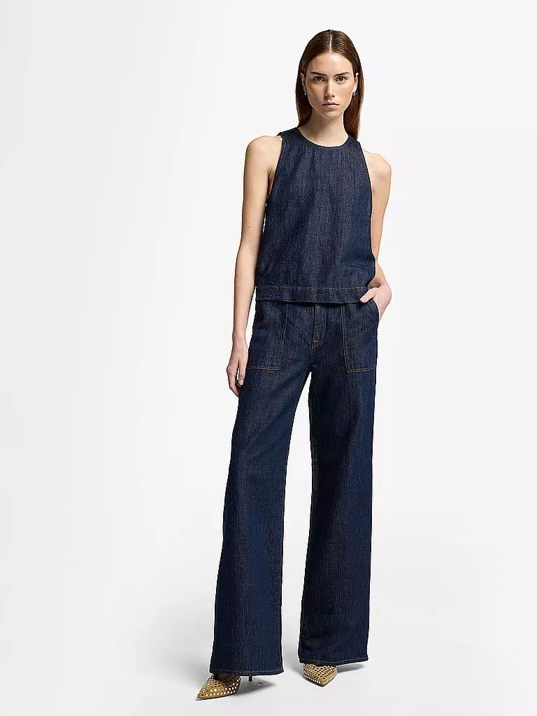 7 FOR ALL MANKIND | Jeans de pierna ancha LOTTA | Azul oscuro