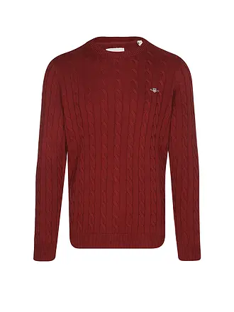 GANT | Jersey | dunkelrot