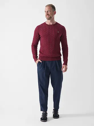 GANT | Jersey | dunkelrot
