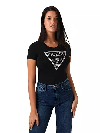 GUESS | Camiseta | schwarz