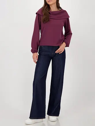 MONARI | Jersey | dunkelrot