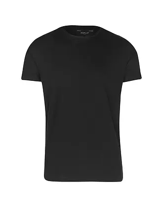 REPLAY | Camiseta | schwarz