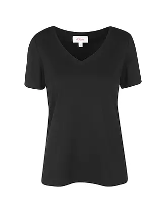 S.OLIVER | Camiseta | schwarz