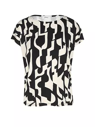S.OLIVER | Camiseta | schwarz