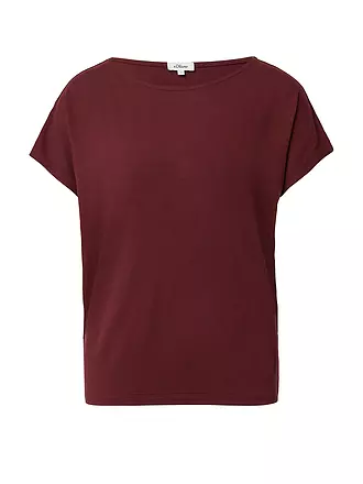 S.OLIVER | Camiseta | dunkelrot