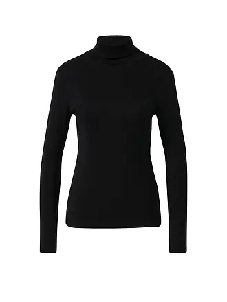 S.OLIVER | Rollkragenpullover | schwarz