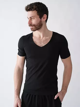 SCHIESSER | Camiseta | schwarz