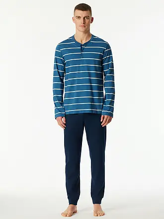 SCHIESSER | Pijama | blau