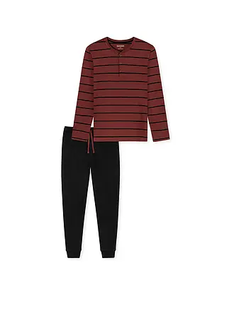 SCHIESSER | Pijama | dunkelrot