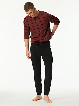SCHIESSER | Pijama | dunkelrot
