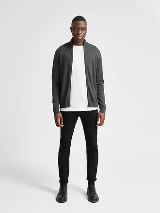 SELECTED | Cárdigan | grau
