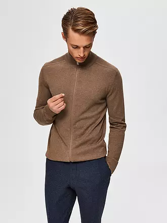 SELECTED | Cárdigan | braun