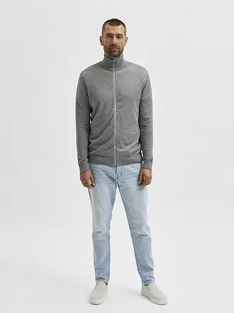 SELECTED | Cárdigan | grau