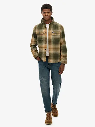 SUPERDRY | Sobrecamisa | hellbraun