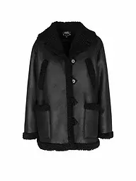 A.P.C. | Abrigo corto CLARA con efecto cuero | Negro