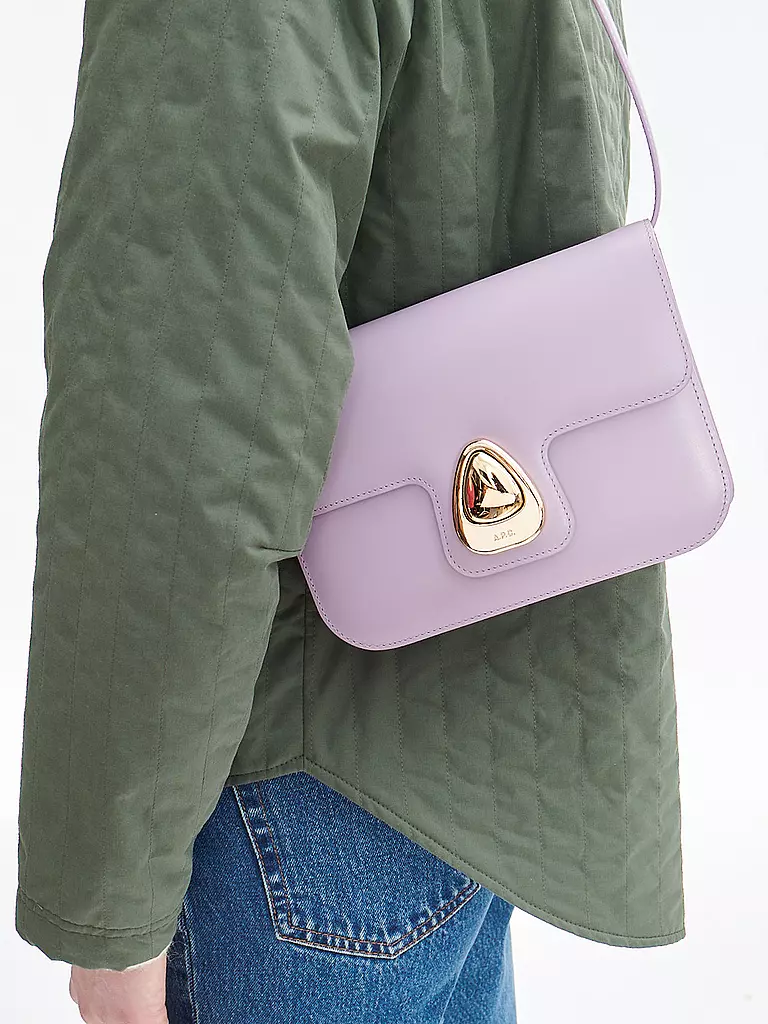 A.P.C. | Ledertasche - Umhängetasche ASTRA Small | Lila