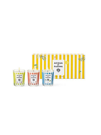 ACQUA DI PARMA | Set de regalo - Trío de velas Ulivo, Salina, Pineta Edición Limitada 70g