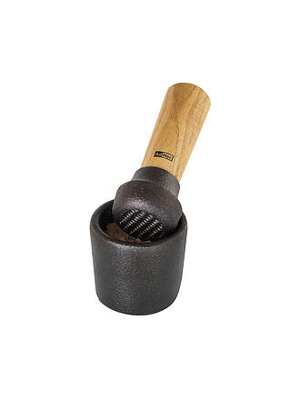 AD HOC | Mortero CAMO.6 4,5cm hierro fundido / acacia