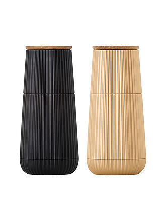 AD HOC | Set de molinillos de sal y pimienta SCAPE 12cm Negro + Oro