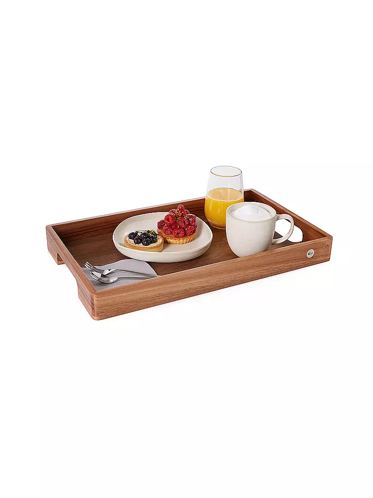 AD HOC | Bandeja de servir SERVE 50x30cm Acacia / Nogal | 