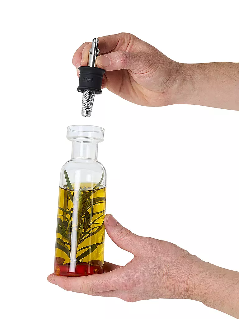 AD HOC | Dispensador de vinagre o aceite AROMA POUR 300ml vidrio / acero inoxidable | 