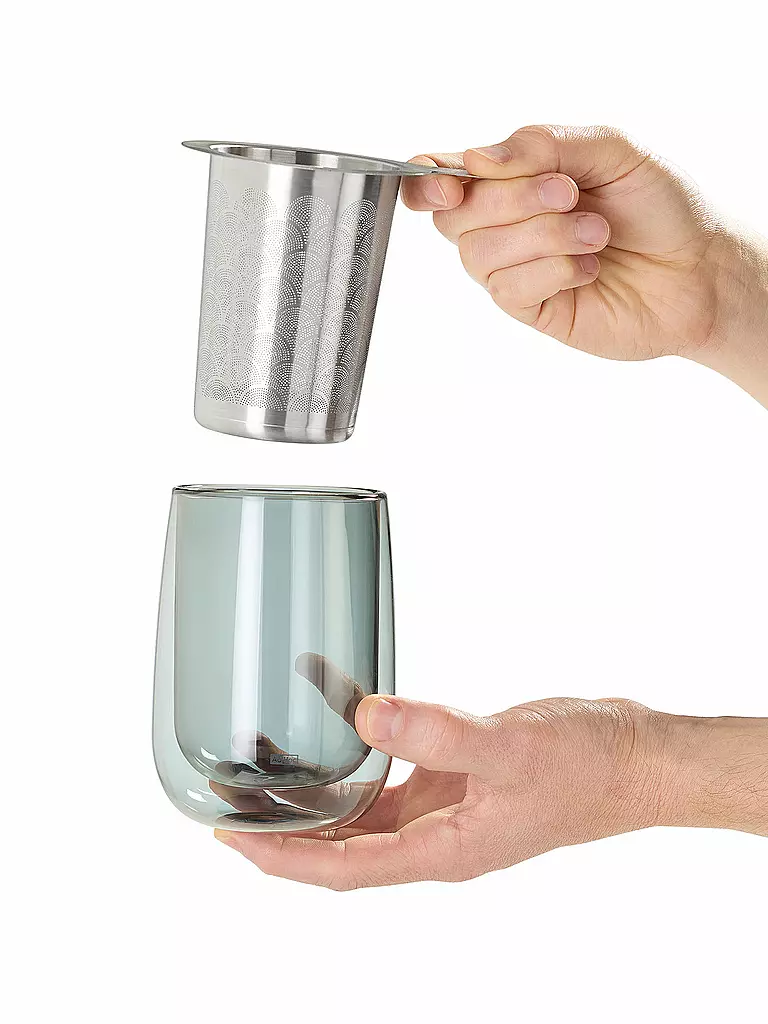 AD HOC | Filtro de té FUSION 10,5cm acero inoxidable | 