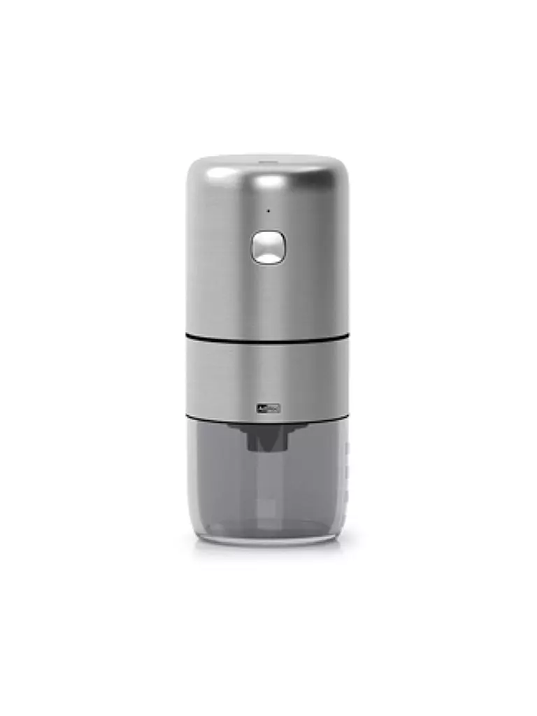 AD HOC | Molinillo de café eléctrico 18,6cm MILL Acero inoxidable Acrílico | Plata