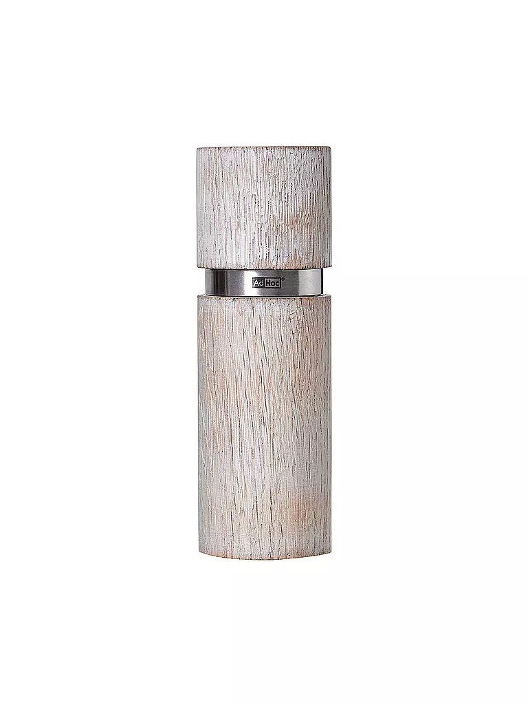 AD HOC | Molinillo de pimienta o sal TEXTURA ANTIQUE, blanco 15cm | Beige