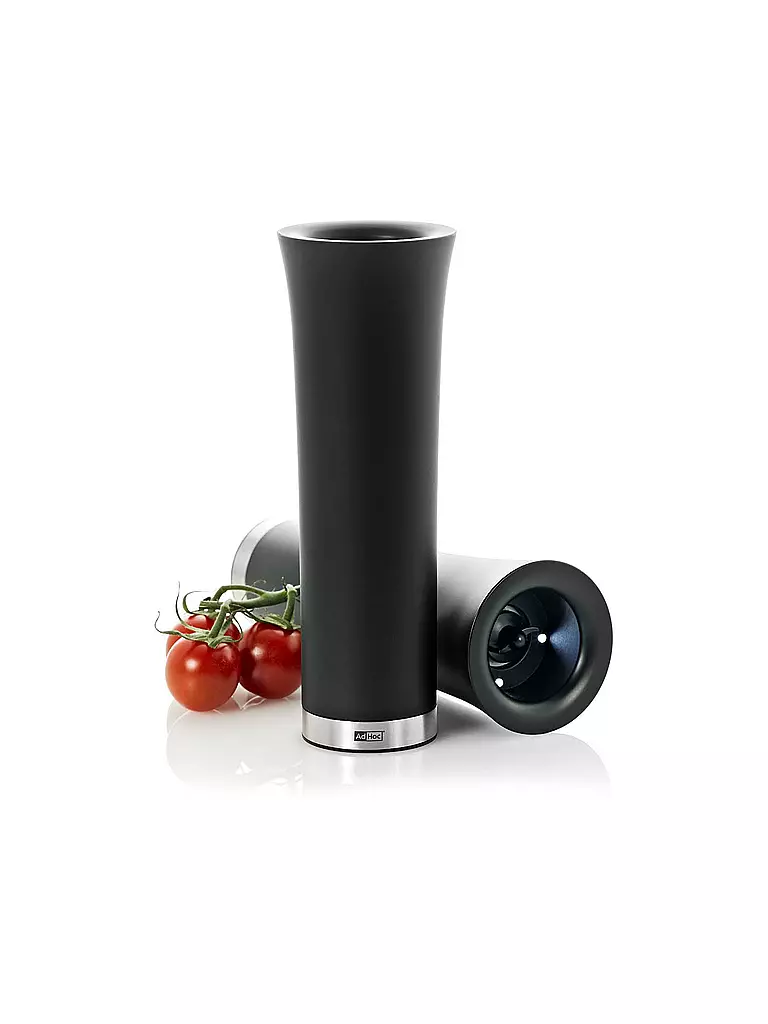 AD HOC | Molinillo eléctrico de sal y pimienta 19cm Negro | Negro
