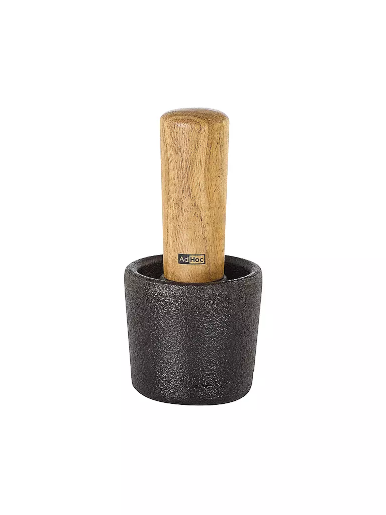 AD HOC | Mortero CAMO.6 4,5cm hierro fundido / acacia | 