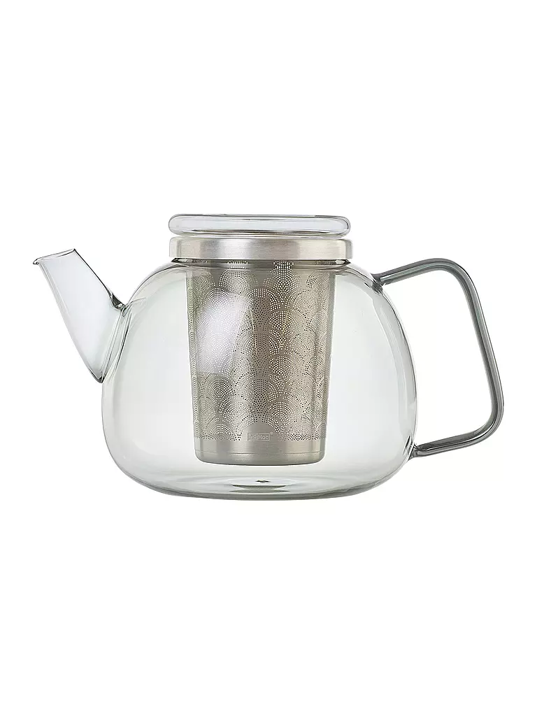 AD HOC | Tetera 1,2 l YUNA Vidrio / Gris | grau