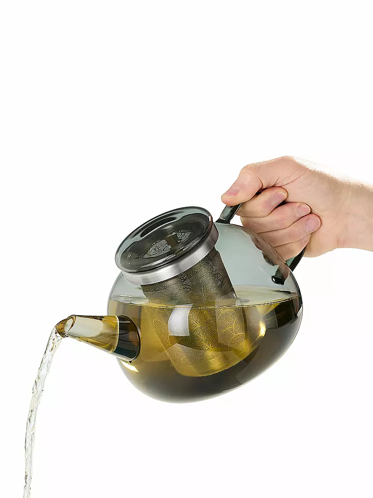 AD HOC | Tetera YUNA 1,6L Vidrio/Gris | 