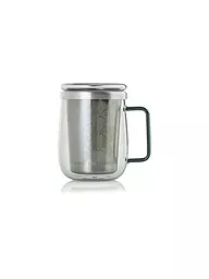AD HOC | Vaso de té con filtro YUNA 560ml Vidrio / Gris | Gris