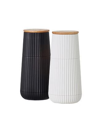 ADHOC | Set de molinillos de sal y pimienta 2 piezas 12cm SCAPE Black / White