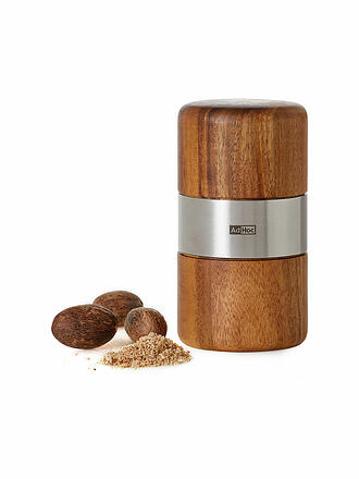 ADHOC | Molinillo de nuez moscada 11,3cm MUSKATO Acacia / Acero inoxidable