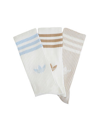 ADIDAS ORIGINALS | Calcetines, paquete de 3, blanco/marrón/blanco