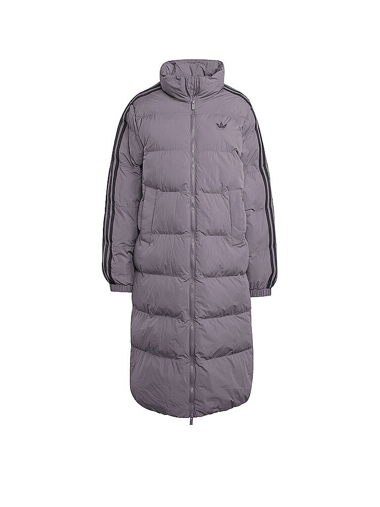 Abrigo acolchado de mujer gris M