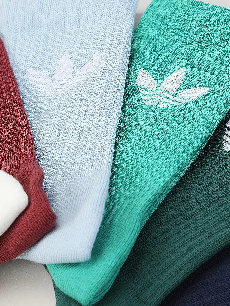 ADIDAS ORIGINALS | Calcetines, paquete de 6. Owhite/Secogr/CGreen | Multicolor