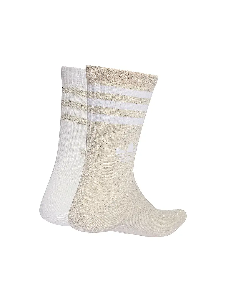 ADIDAS ORIGINALS | Calcetines §S GLITTER Paquete de 2 icgome/blanco | Beige
