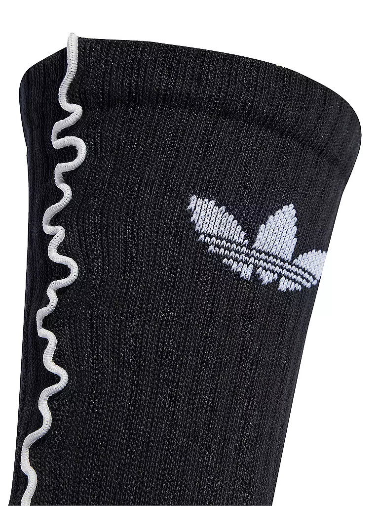 ADIDAS ORIGINALS | Calcetines RUFFLE, paquete de 2, negro |
