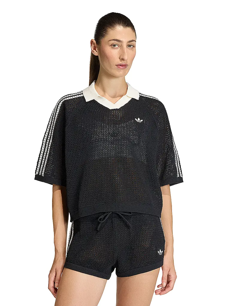 ADIDAS ORIGINALS | Poloshirt CROCHET

Marke: ADIDAS ORIGINALS
Farbe: schwarz
Kategorien: Moda, Damen

Ärmellänge: Kurzarm
Ausschnitt: V-Ausschnitt
Material: Polyester / Polyamid
Kragenform: Polokragen
Musterung: Unifarben, Streifen
Passform (Oberbekleidung): Locker
Detail | 